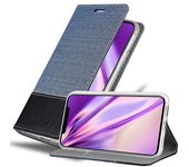 Funda Libro para Apple iPhone X / XS en AZUL OSCURO NEGRO - Cubierta Proteccion con Cierre Magnetico, Tarjetero y Funcion de Suporte - Etui Case Cover Carcasa