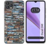 Funda Silicona Blackview Oscal C60 Ladrillo 05