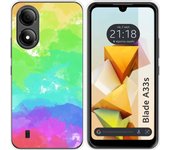 Funda Silicona Zte Blade A33s Acuarela 03