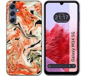 Funda Silicona Samsung Galaxy M34 5G Mármol 12