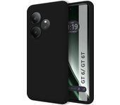 Funda Silicona Líquida Ultra Suave Realme GT 6 / GT 6T 5G Negra