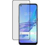 Protector Cristal Templado Completo 5D Full Glue Negro para Oppo A53 / A53s Vidrio