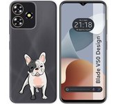 Funda Silicona Zte Blade V50 Design 4G Perros 06