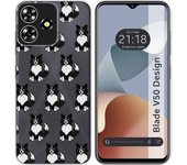 Funda Silicona Zte Blade V50 Design 4G Perros 07