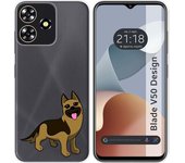 Funda Silicona Zte Blade V50 Design 4G Perros 03