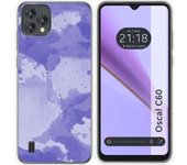 Funda Silicona Transparente Blackview Oscal C60 Acuarela 01