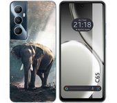 Funda Silicona Realme C65 4G Elefante