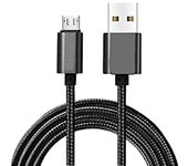 , BLP0203.133, Cable Cargador Micro USB a Macho USB, Carga Rápida, Cable Alimentación Android, Negro, , Negro