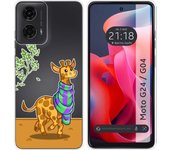 Funda Silicona Motorola Moto G04 / G24 Jirafa
