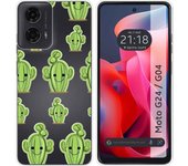 Funda Silicona Motorola Moto G04 / G24 Cactus