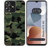 Funda Silicona Zte Blade A73 4G Camuflaje