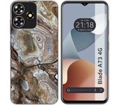 Funda Silicona Zte Blade A73 4G Mármol 14