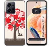 Funda Silicona Xiaomi Redmi Note 12 4G Pajaritos