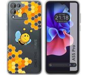 Funda Silicona Transparente Blackview A55 Pro Abeja
