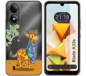 Funda Silicona Transparente Zte Blade A33s Jirafa