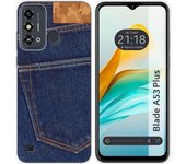 Funda Silicona ZTE Blade A53 Plus Vaquero