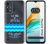 Funda Silicona ZTE Blade A53 Plus Agua