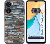 Funda Silicona Zte Blade V50 Design 5G Ladrillo 05