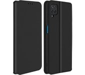 Funda Samsung Galaxy A12 libro billetera F. Soporte – Negro