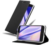 Funda Libro para ZTE Blade V7 en CLASSY NEGRO - Cubierta Proteccion con Cierre Magnetico, Tarjetero y Funcion de Suporte - Etui Case Cover Carcasa