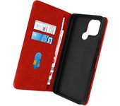 Funda Xiaomi Redmi A1 Tarjetero Soporte Vídeo rojo