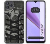 Funda Silicona Transparente Blackview Oscal C60 Zapatillas 15