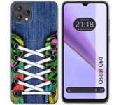 Funda Silicona Transparente Blackview Oscal C60 Zapatillas 13
