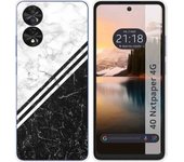 Funda Silicona TCL 40 NXTPAPER Mármol 01