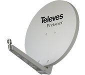 Televes S85QSD-W antena de satélite 10,7 - 12,75 GHz Gris, Blanco