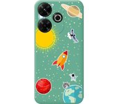 Funda Silicona Verde Xiaomi Poco M6 4G Espacio