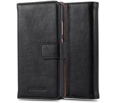 Funda Libro para Huawei P8 LITE 2015 en NEGRO GRAFITO - Cubierta Proteccion con Cierre Magnetico, Tarjetero y Funcion de Suporte - Etui Case Cover Carcasa