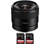 E 11mm F1.8 + 2 SanDisk 64GB Extreme PRO UHS-II SDXC 300 MB/s + PDF MCZ DIRECT 20 TÉCNICAS PARA MEJO