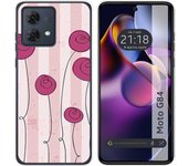 Funda Silicona Motorola Moto G84 5G Flores Vintage