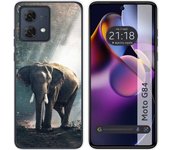 Funda Silicona Motorola Moto G84 5G Elefante