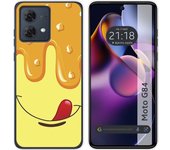 Funda Silicona Motorola Moto G84 5G Helado Vainilla
