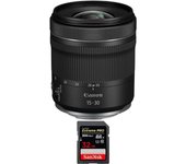 RF 15-30mm F4.5-6.3 IS STM + 1 SanDisk 32GB Extreme PRO UHS-II SDXC 300 MB/s + PDF MCZ DIRECT 20 TÉC