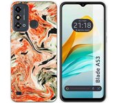 Funda Silicona ZTE Blade A53 Mármol 12