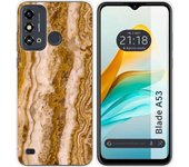Funda Silicona ZTE Blade A53 Mármol 10