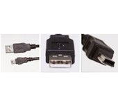 Microconnect USBAMB51 cable USB 1 m USB A Mini-USB B Negro