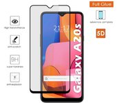 Protector Cristal Templado Completo 5D Full Glue Negro para Samsung Galaxy A20s