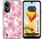 Funda Silicona Zte Blade A33s Flores 07