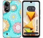 Funda Silicona Zte Blade A33s Flores 05