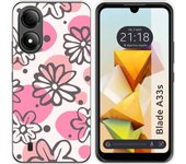 Funda Silicona Zte Blade A33s Flores 09