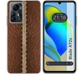 Funda Silicona Zte Blade A72s Cuero 01