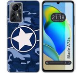 Funda Silicona Zte Blade A72s Camuflaje 03