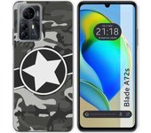 Funda Silicona Zte Blade A72s Camuflaje 02