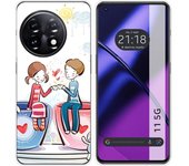 Funda Silicona Oneplus 11 5G Café