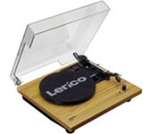 LENCO LS-10WD Tocadiscos con 2 altavoces integrados - 2 velocidades 33 y 45 rpm - Cartucho cerámico