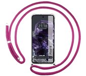Funda Colgante Google Pixel 8 5G Cordon Rosa Fucsia