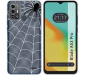 Funda Silicona Transparente Zte Blade A53 Pro Araña